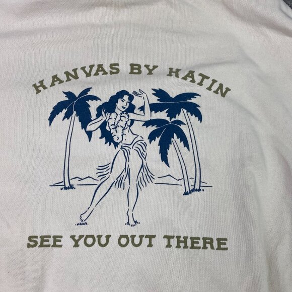 Kanvas By Katin Hoodie Men's Large Hula Girl Hawaii See You Out There sweatshirt - Picture 2 of 11